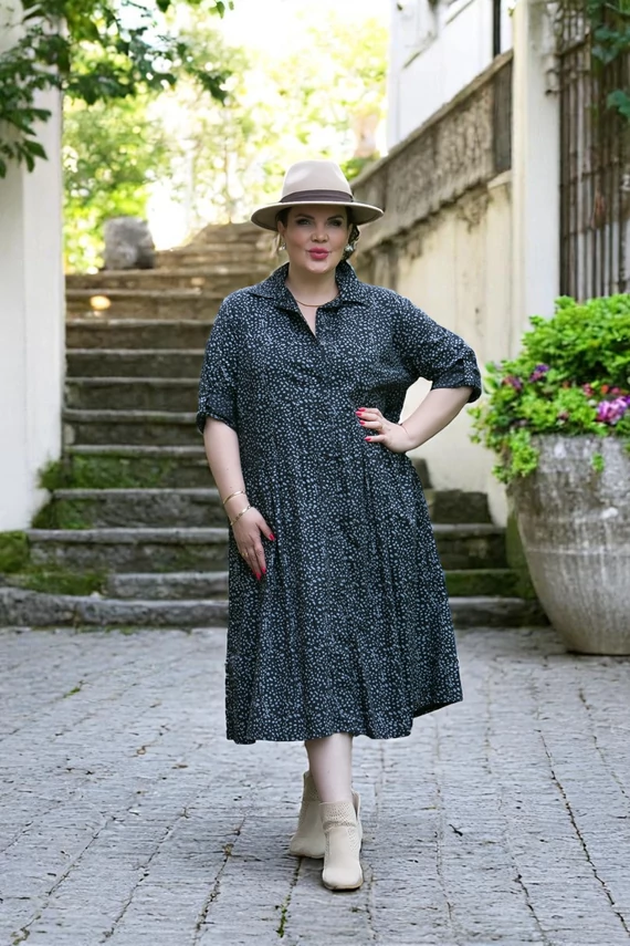 Vicky ruha - sötétszürke