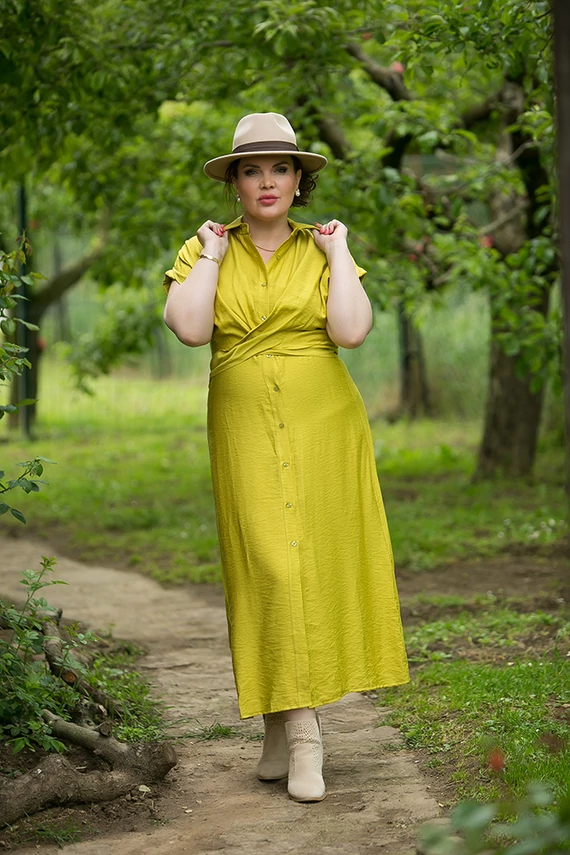 Christina ruha - mustár