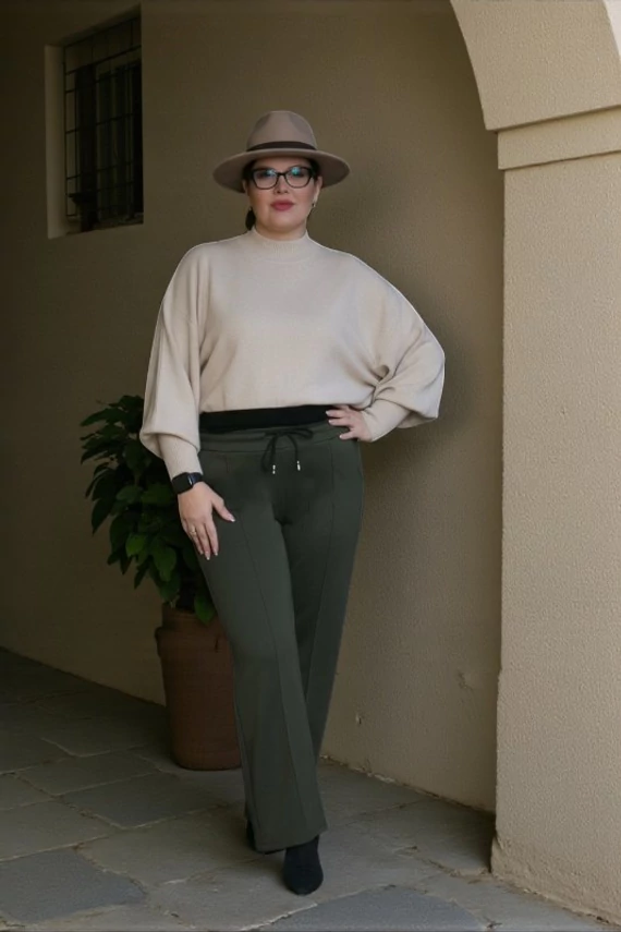 Odette kötött felsőrész - drapp melange