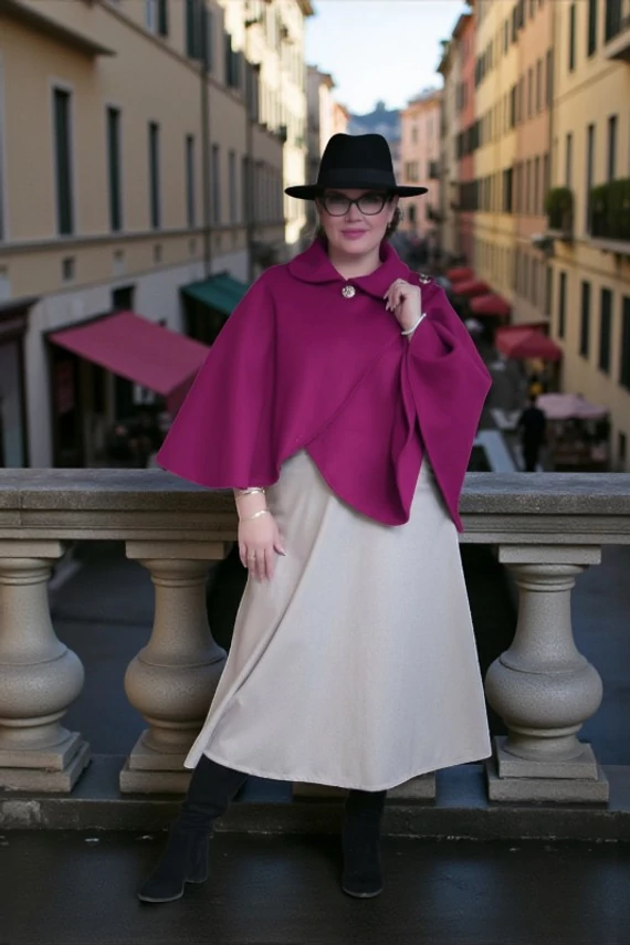 Ciara pelerinke - pink